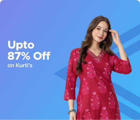  Upto 87% Off on Kurti's